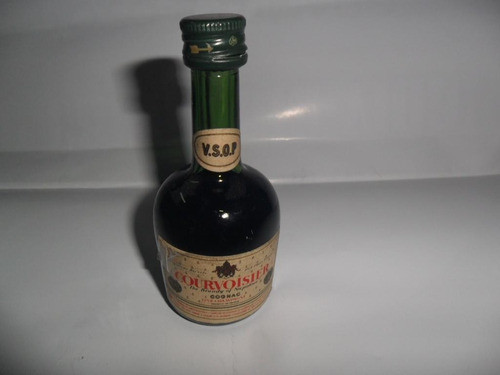Courvoisier Cognac Botella Bebida Botellita Miniatura 0