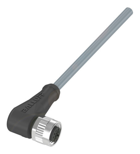 Cable Sensor M12 4 Polos Acodado Pvc Gris 5m Bcc036p Balluff 0