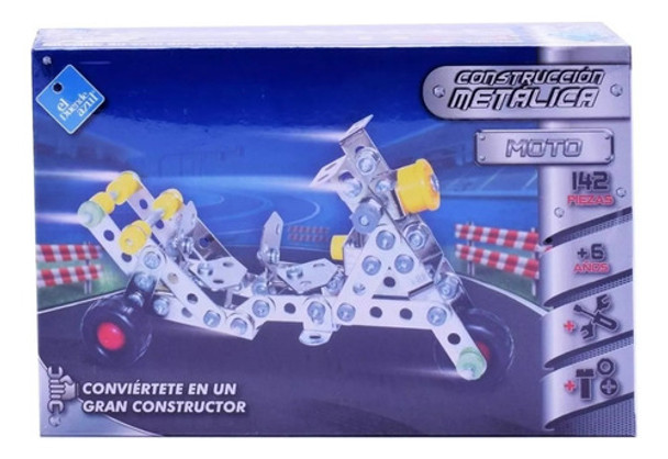 Moto De Construcción Metálica El Duende Azul. 0