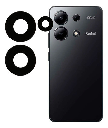 Vidrio Lens Repuesto De Cámara Para Xiaomi Redmi Note 13 4g 0