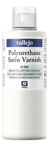 Vallejo Barniz Poliuretano Satinado  200ml Modelismo, Etc 0