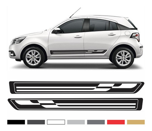 Adesivo Chevrolet Agile Effect Faixa Lateral Imp315 Fge 0