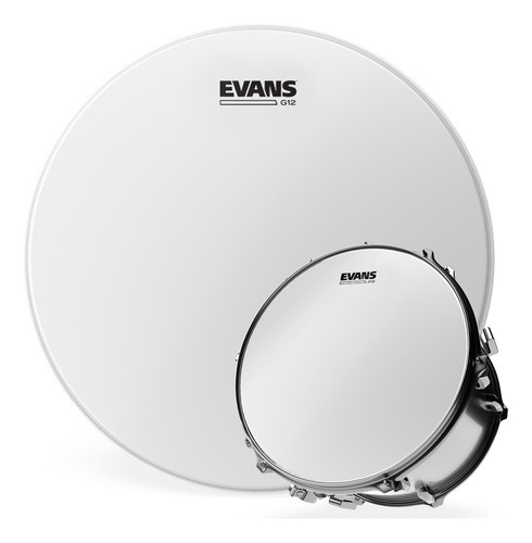 Parche Para Tom De Bateria Evans 14 G12 Arenado Capa Simple 0