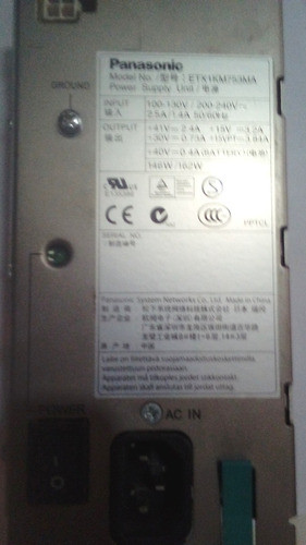 Fuente S De Central Panasonic Kx-tda100 Kx-tda0108 Recambio 0