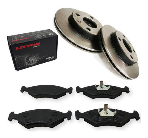 Kit Discos Y Pastillas Vw Pointer 1.6 1.8 Delantero (c) 0