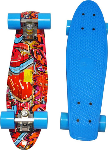 Skate Patineta Mini Longboard Alum Estampado C/financiacion 0
