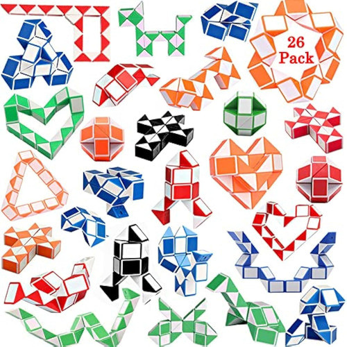 Paquete De 26 Bloques De 24 Bloques Fidget Snake 0