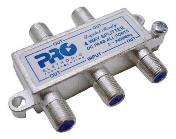 Kit 10 Divisor De Antena Alta 4 Saídas 5 - 2400 0 Kit 10 Divisor De Antena Alta 4 Saídas 5 - 2400 0