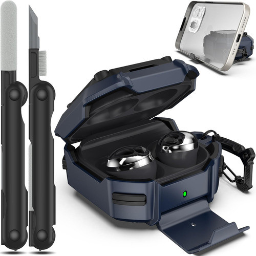 Estuche Resistente Para Samsung Buds 2 Pro/buds Pro Azul Ola 0