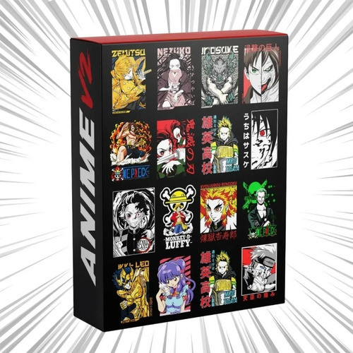 Pack Vectores Anime Vol2 - Eps Sublimar Serigrafia Editables 0