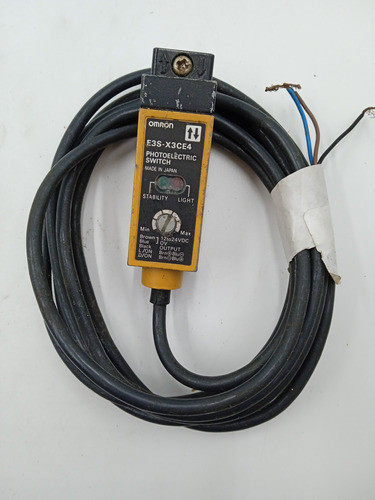 Amplificador De Fibra Óptica Sensor Npn E3s-x3ce4 Omron 0