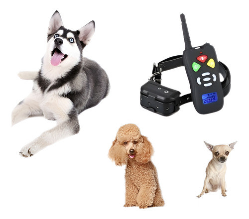 No Perro Collar Adiestramiento 1000ft Remoto Resistente Al A 0