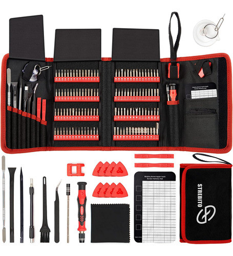 Kit D/herramientas Strebito P/reparar iPhone/laptop/tab/ps4+ 0