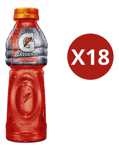 Gatorade Frutos Tropicales 500ml X18 Zetta Bebidas 0