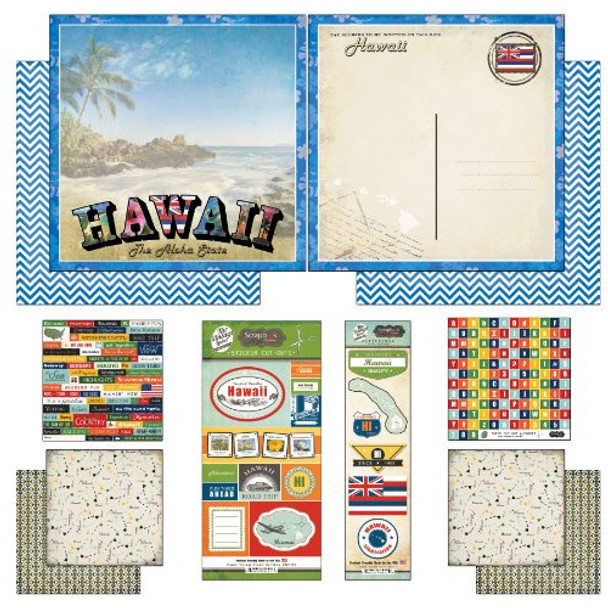 Scrapbook Aduana Temática Papel Y Pegatinas Scrapbook Kit Ha 0