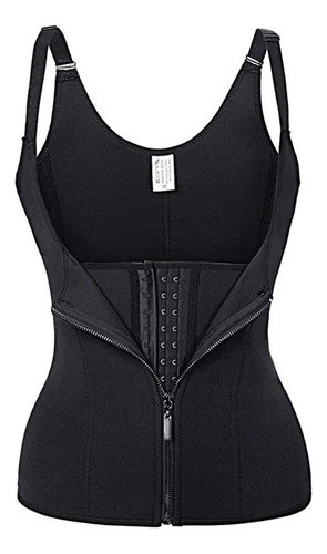 Colete Modelador Dupla Compressao Com Ziper E Colchete 0