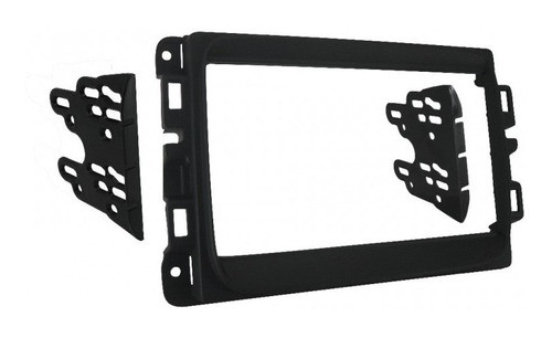 Marco Adaptador Fiat Mobi Toro Pantalla 2 Din Negro Mate 0