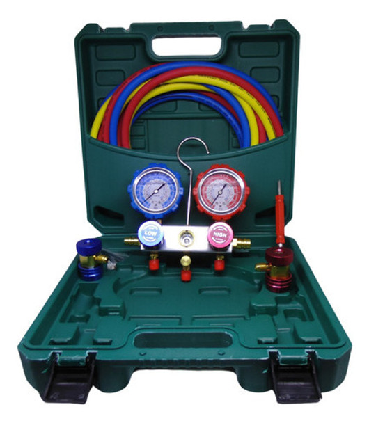 Manômetro Manifold Ar Condicionado Automotivo R134 C/ Maleta 0