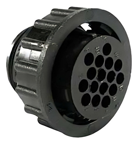 Kit Conector Circular 16 Vias P/ Femea 0