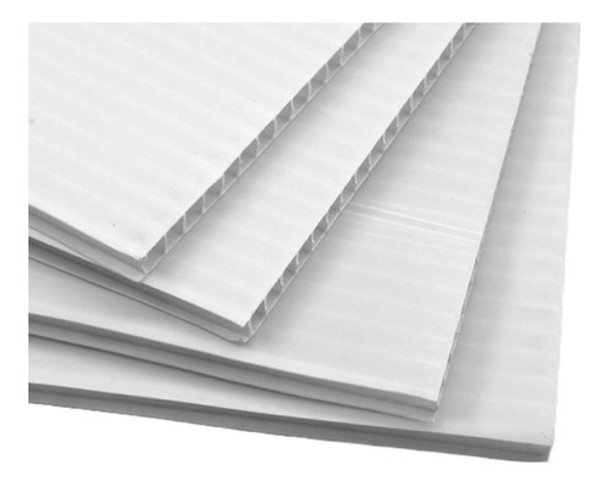 Placas De Corrugado Plástico 68 X 100 Cm 10 Unidades 0