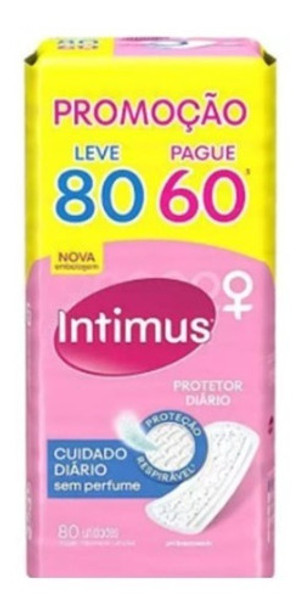 Kit C/ 3 Protetor Diário Intimus Days Flexível 0 Kit C/ 3 Protetor Diário Intimus Days Flexível 0