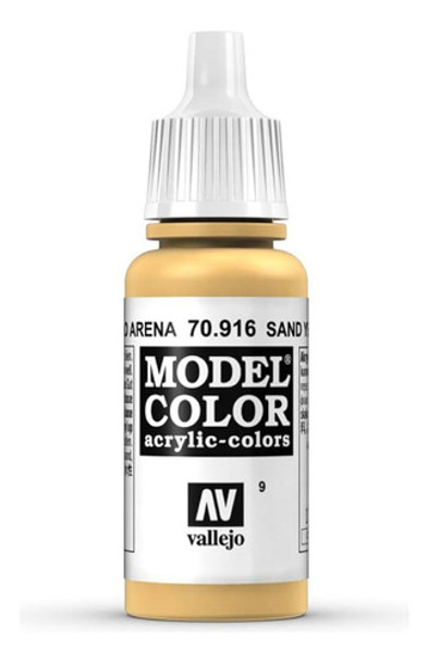 Vallejo Model Color 70916 Amarillo Arena Acrílico Al Agua 0