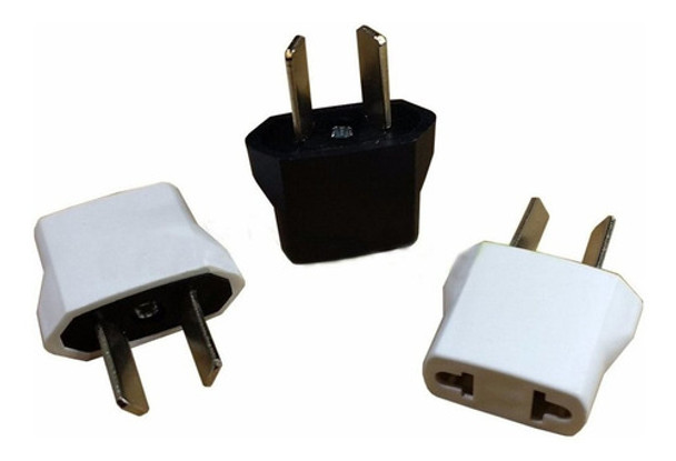 Adaptador Pata Recta Americana Y Redonda A Oblicua Argentina 0