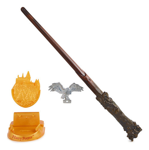 Varita Mágica De Harry Potter, 30 Cm, Con Criaturas Mágicas 0