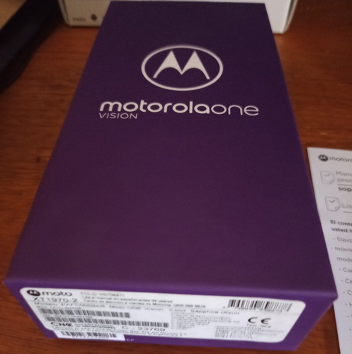Caja Y Manual Motorola One Vision 0