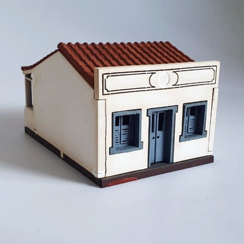 Miniatura Casa Geminada Mod. 05 1:87 Ho Dio Studios 0