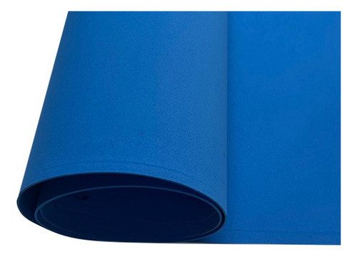 Memory Rubber 3mm Liso Azul 0