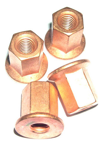 Kit X5 Tuerca C/ Base Multiple Escape P/peugeot 106 Original 0