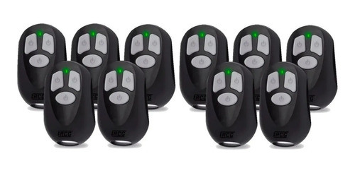 Kit 10 Controle Remoto Portão Universal Rcg Ppa Garen Seg 0