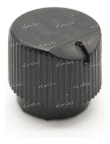 2 Perillas Potenciometro Negra Chica 11mm Para Eje De 6mm 0