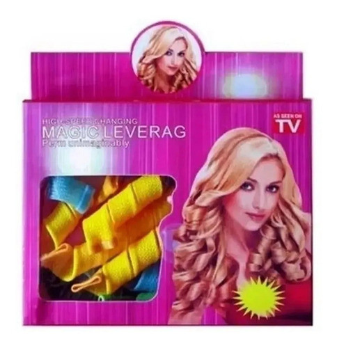 Formador De Cachos Magic Leverag Modelador 18 Rolinhos Bobs 0