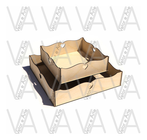 Vetor, Bandejas Do Amor, Cnc Laser 0