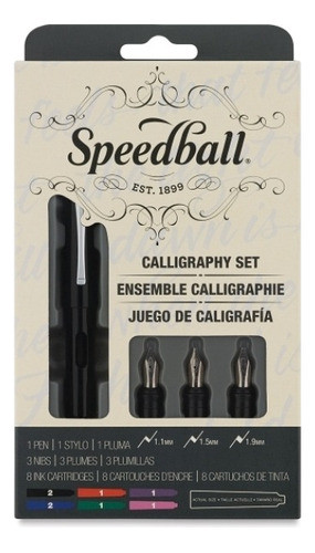 Caneta Tinteiro Estojo Caligrafia Speedball ª 0