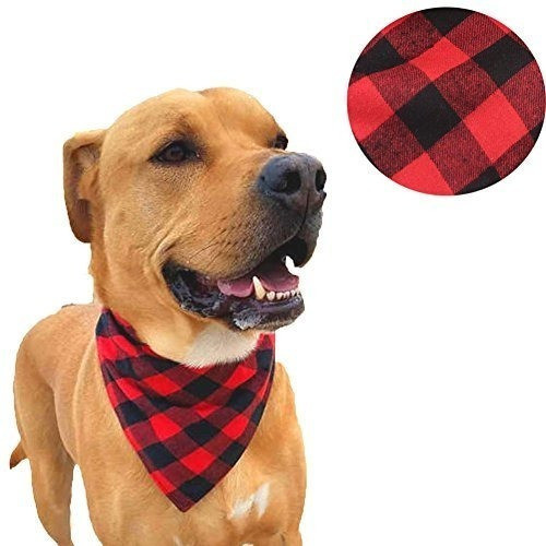 Articulos Para Bebes Bandana Para Perros Mascota A Cuadros 0