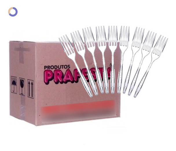 Garfo Descartável Resistente Master 18cm Caixa C/500 Unidade 0