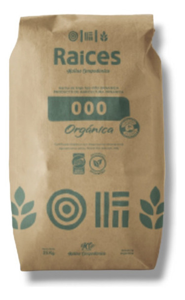 Harina Orgánica Molino Campodonico Harinisina 000 X 25kg 0