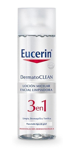 Eucerin Dermatoclean Loción Micelar Limpiadora 3en1 X 200 Ml 0