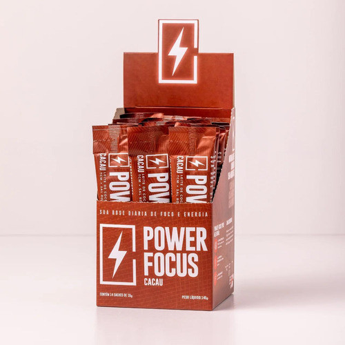 Power Focus Cacau - Display Com 14 Sachês 0