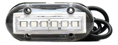 Luz Led Bajo Flotacion Sumergible Barco 12 Volt Verde 0