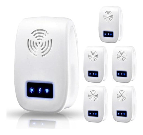 Repelente Ultrasónico De Plagas, Paquete De 6, 0