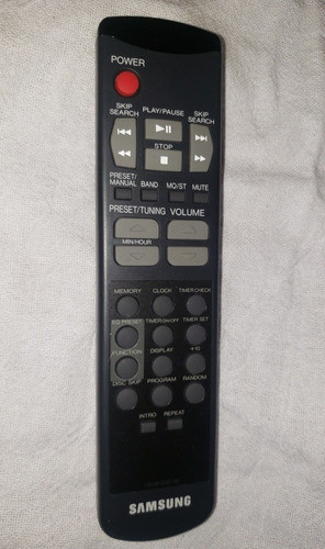 Controle Remoto Samsung Para Cd Original Bem Conservado 0