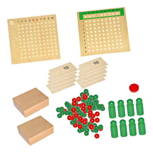 Montessori Ferramenta De Ensino Multiplicar Divisão 0