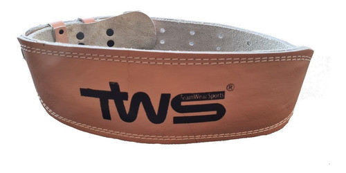 Cinturon Cinto Lumbar Discos Pesas Cuero Reforzado Tws 0