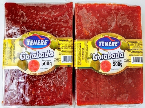 Goiabada Lisa Em Tablete Tenére 500g - Kit Com 4 Unidades 0