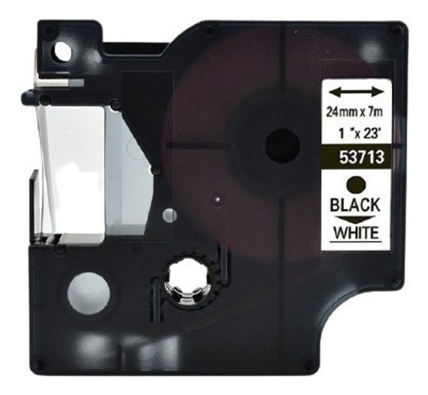 Fita Compatível Dymo D1 53713 Branca 24mm 0