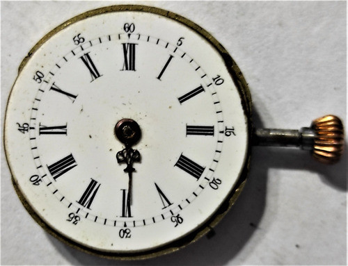 Maquina Reloj De Bolsillo (b) - Diámetro 25 Mm Funcionando 0